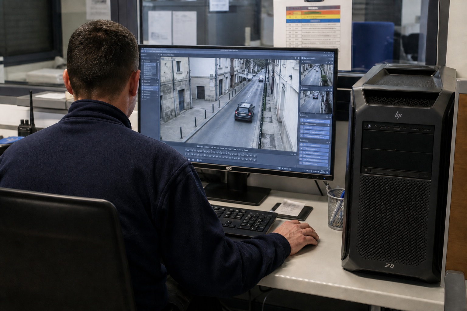 Workstation dedicata per la postazione TARGA EXPLORER